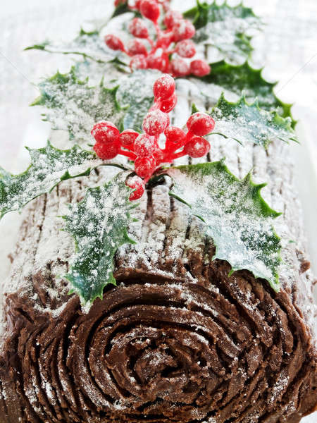 Stock photo: Yule log