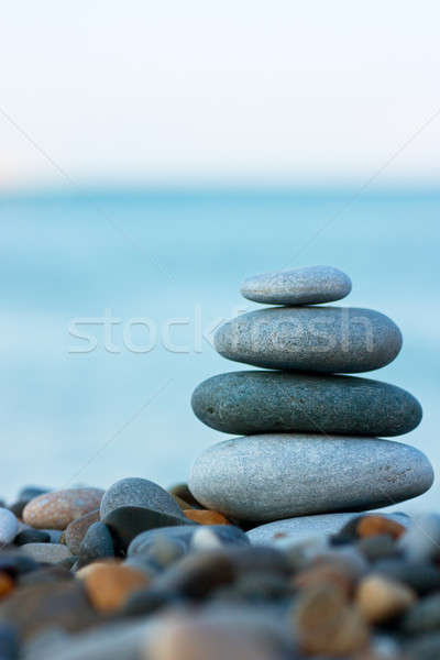 Boglya kövek tenger szépség kő élet Stock fotó © AGorohov