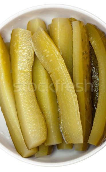 Komkommers voedsel groep Stockfoto © AGorohov