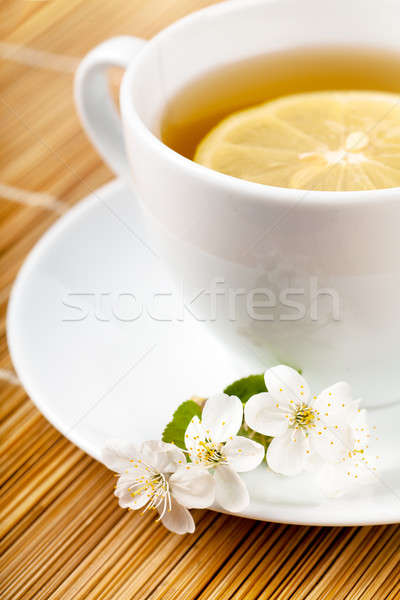 Tea with flower Stock photo © AGorohov