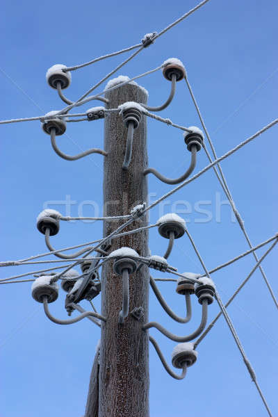 Electrical post Stock photo © AGorohov