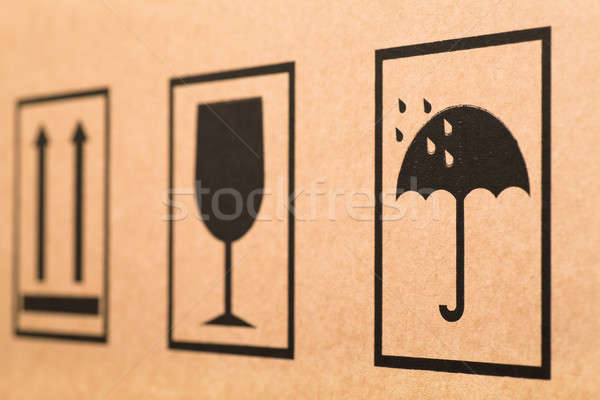 Cardboard signs Stock photo © AGorohov