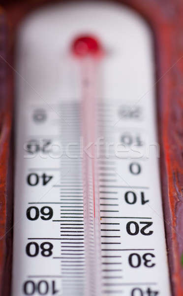 Thermometer scale Stock photo © AGorohov