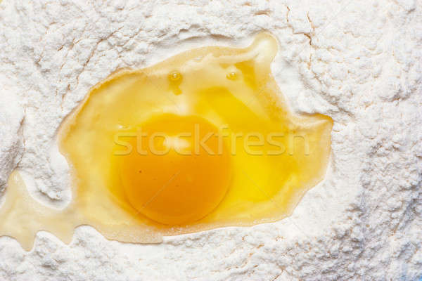 Egg and flour Stock photo © AGorohov