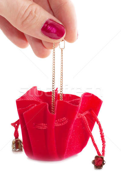 Little red bag Stock photo © AGorohov