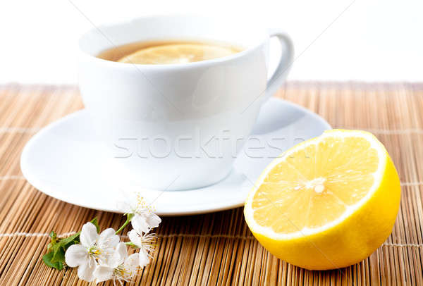 Tea with flower Stock photo © AGorohov