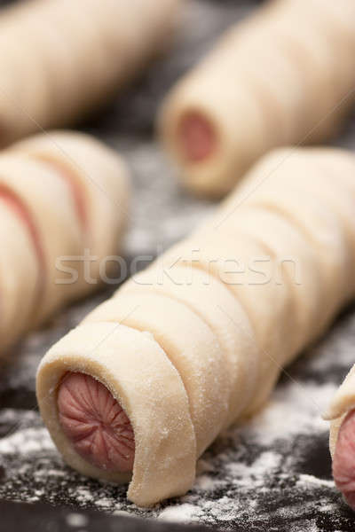 Sausage rolls Stock photo © AGorohov