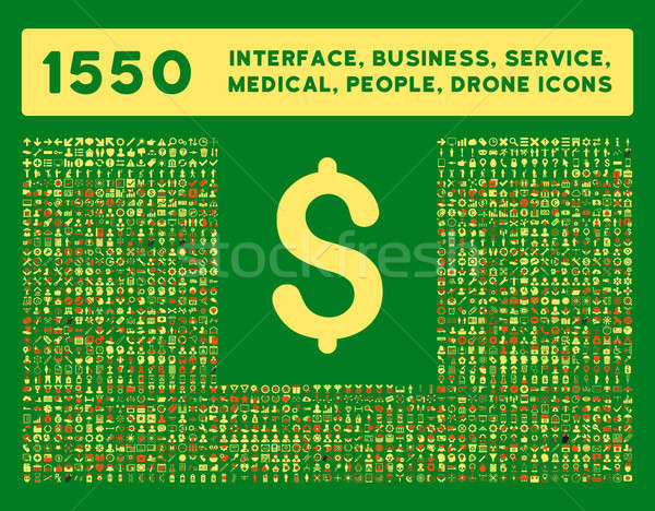 Interface, Business, Tools, People, Medical, Awards Glyph Icons Stock photo © ahasoft