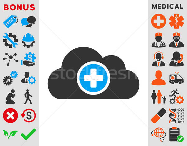 Health Care Cloud Icon Stock photo © ahasoft