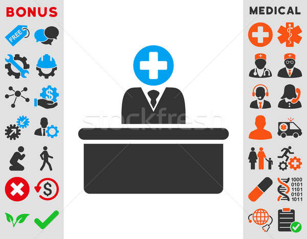 Medical Bureaucrat Icon Stock photo © ahasoft
