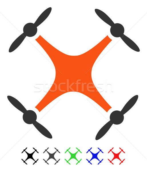 Airdrone Flat Icon Stock photo © ahasoft