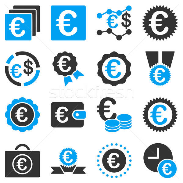 Stok fotoğraf: Euro · bankacılık · iş · hizmet · araçları · simgeler