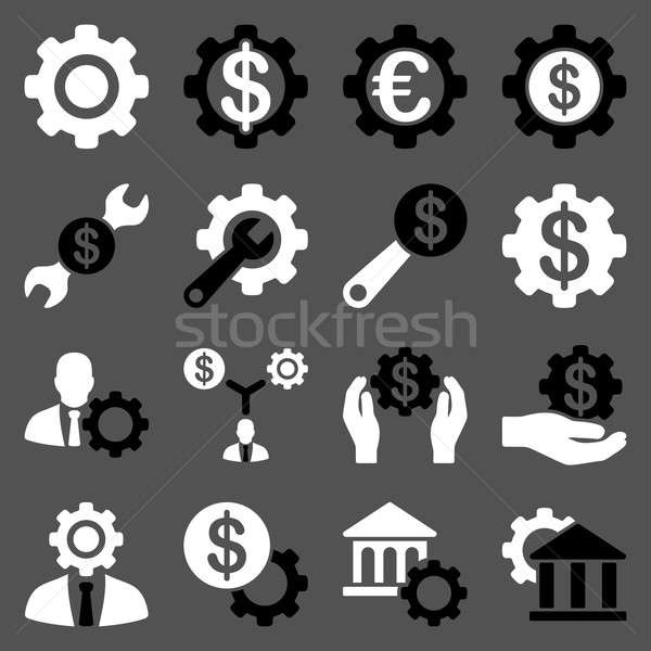 Foto stock: Financieros · herramientas · opciones · estilo · símbolos