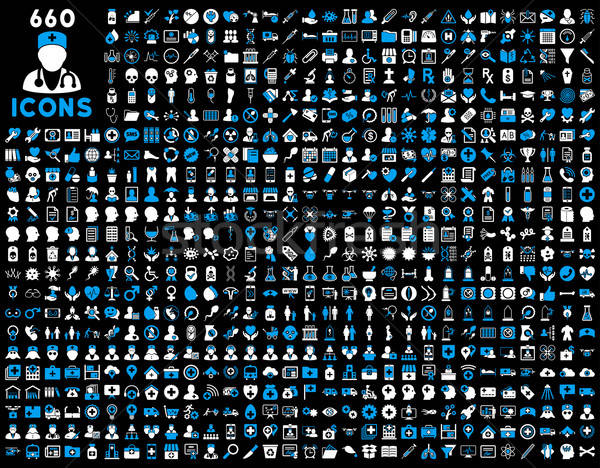 Medical vector icons Stock photo © ahasoft