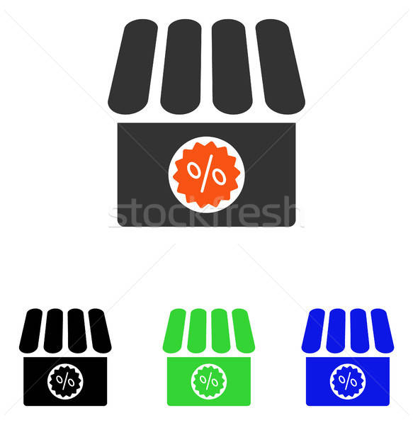 Drugstore Sale Flat Vector Icon Stock photo © ahasoft