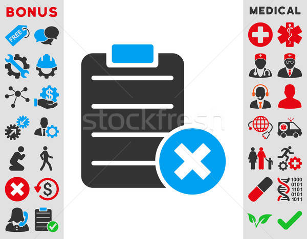 Reject Form Icon Stock photo © ahasoft