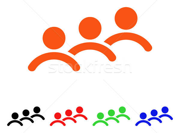 Man Queue Vector Icon Stock photo © ahasoft