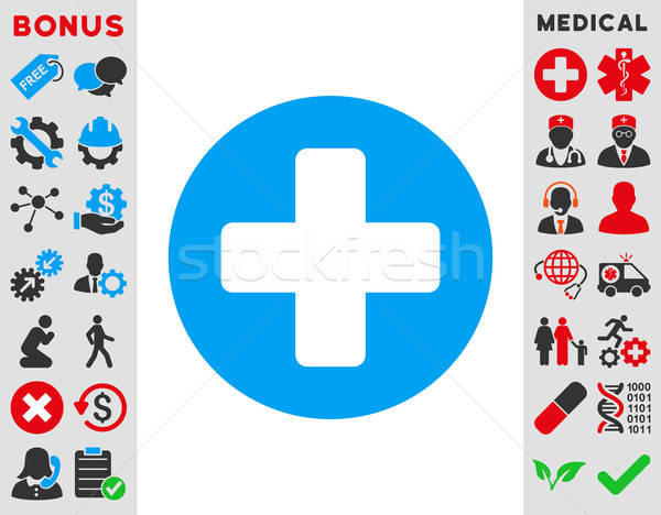 Ikona wektora stylu symbol niebieski Zdjęcia stock © ahasoft