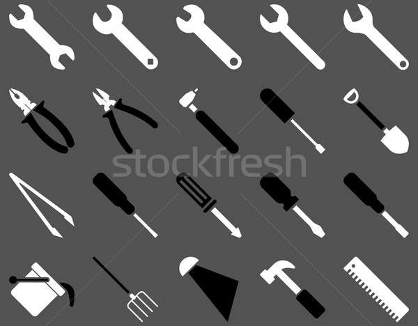Equipment and Tools Icons Stock photo © ahasoft