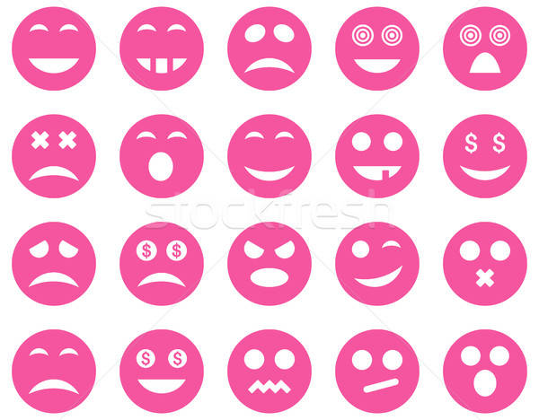 Smile and emotion icons Stock photo © ahasoft