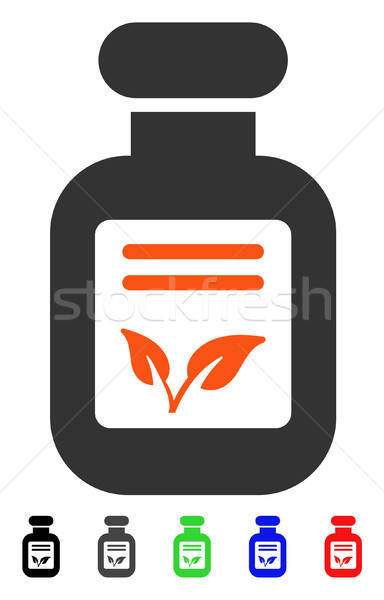 Natural Drugs Flat Icon Stock photo © ahasoft