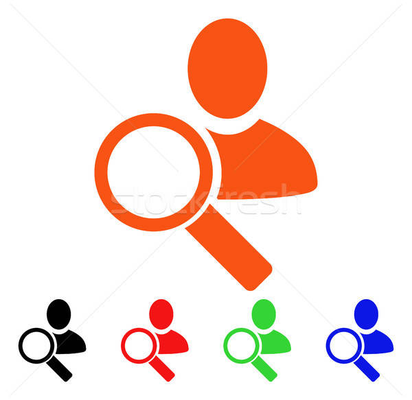 Find User Vector Icon Stock photo © ahasoft