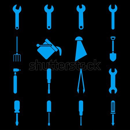 Instruments and tools icon set Stock photo © ahasoft