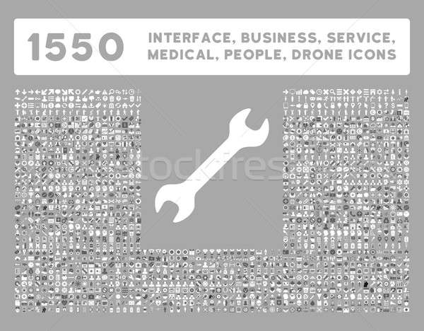 Interface, Business, Tools, People, Medical, Awards Glyph Icons Stock photo © ahasoft