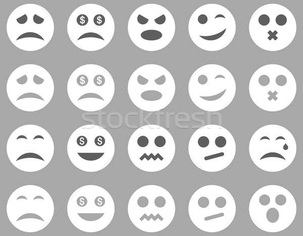 Smile and emotion icons Stock photo © ahasoft