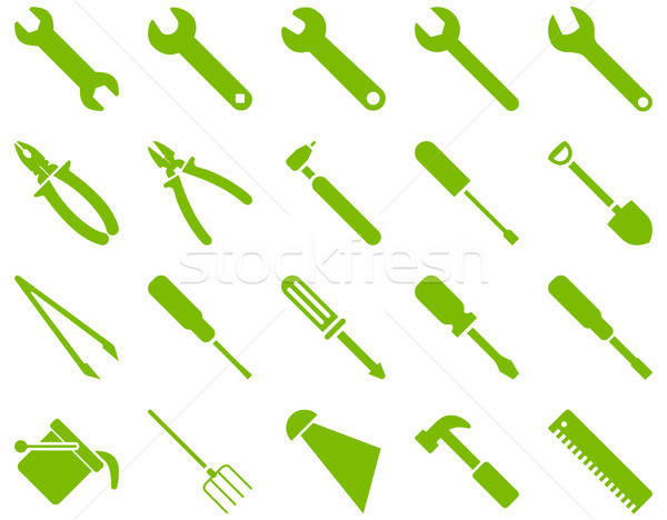 Equipment and Tools Icons Stock photo © ahasoft