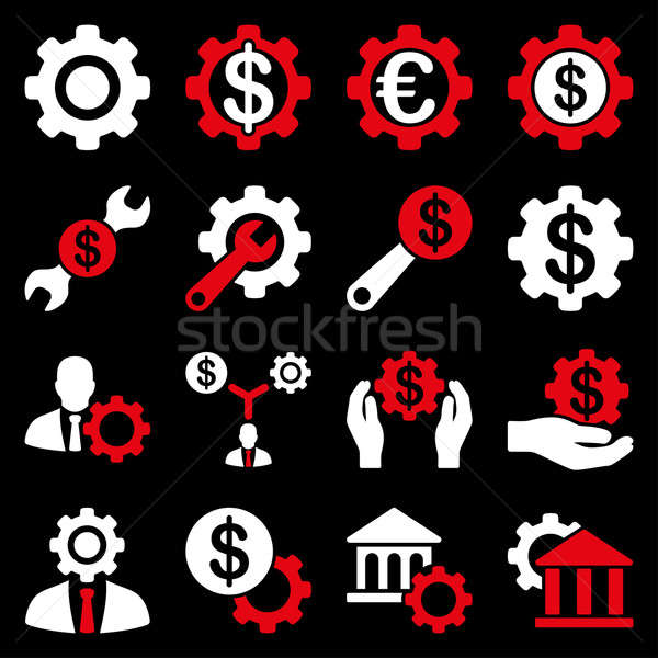 Stockfoto: Financiële · tools · opties · stijl · symbolen