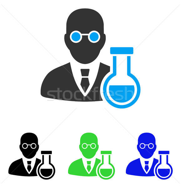 Chemist Flat Icon Stock photo © ahasoft