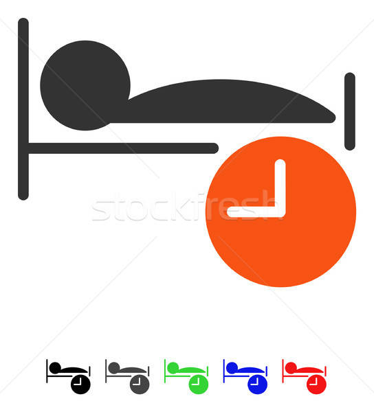 Sleep Time Flat Icon Stock photo © ahasoft