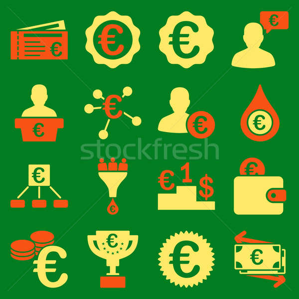 [[stock_photo]]: Euros · bancaires · affaires · Ouvrir · la · outils · icônes