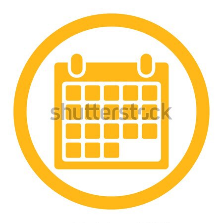 Kalender afspraak vector icon illustratie stijl Stockfoto © ahasoft