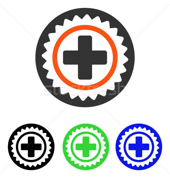 Stockfoto: Medische · stempel · vector · icon · pictogram · illustratie