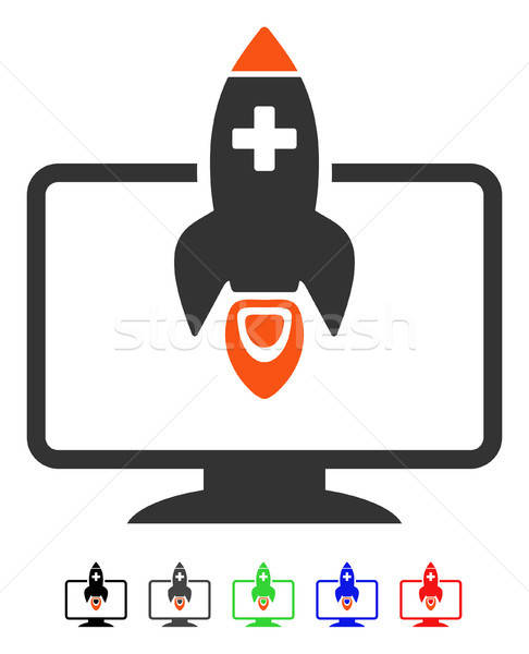 Medical Startup Flat Icon Stock photo © ahasoft