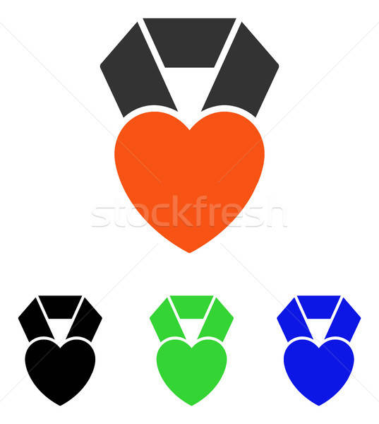 Stockfoto: Hart · gunning · vector · icon · pictogram · illustratie