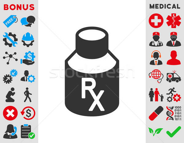 Сток-фото: получение · флакон · икона · вектора · стиль · символ