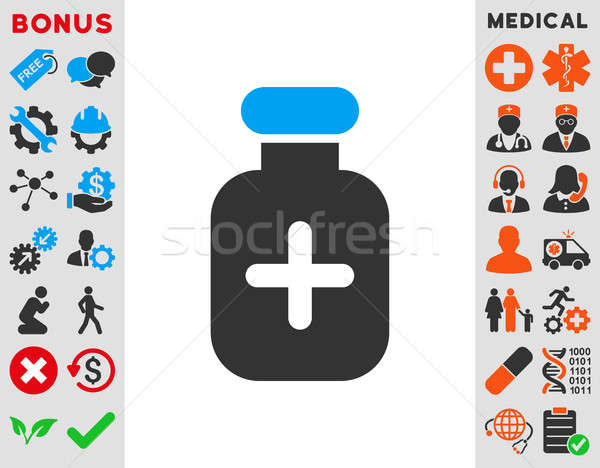 Medication Vial Icon Stock photo © ahasoft