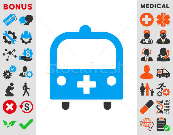 Medical Bus Icon Stock photo © ahasoft