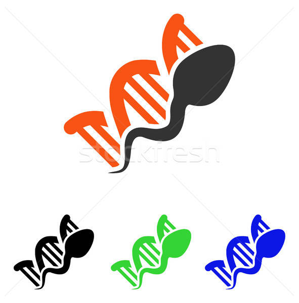 Sperma vektor ikon illusztráció stílus ikonikus Stock fotó © ahasoft