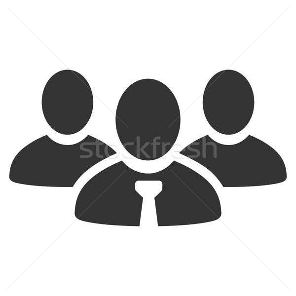Team Manager Flat Icon Stock photo © ahasoft