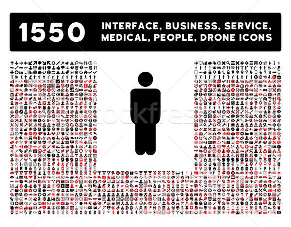 男 アイコン もっと インターフェース ビジネス ツール ストックフォト © ahasoft