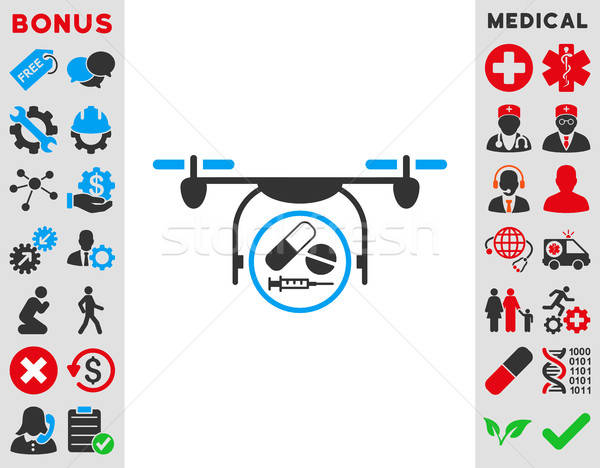 Medication Quadcopter Icon Stock photo © ahasoft