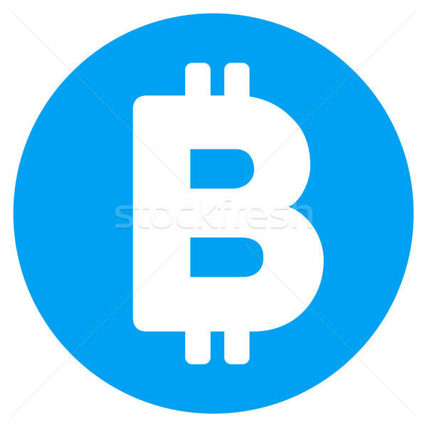 Bitcoin Flat Icon Stock photo © ahasoft