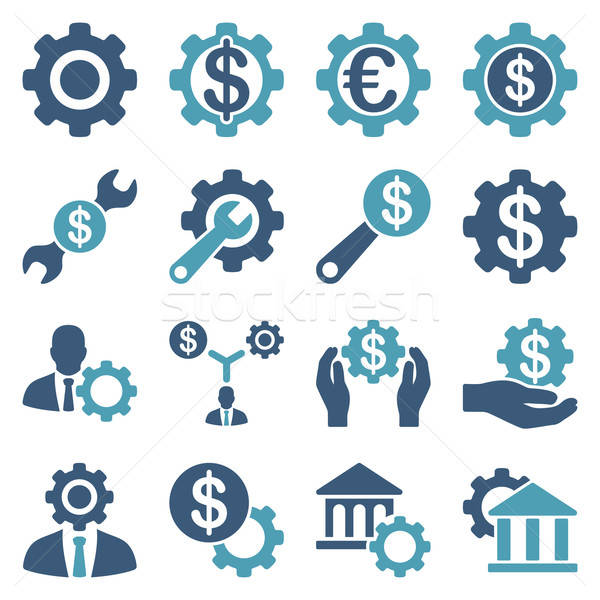 Stockfoto: Financiële · tools · opties · vector · stijl