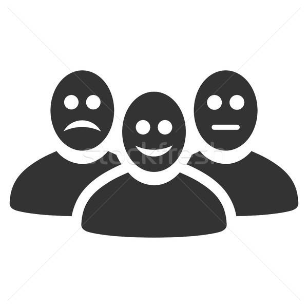 Emotional Users Flat Icon Stock photo © ahasoft