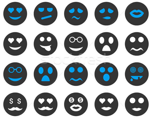 Smile and emotion icons Stock photo © ahasoft