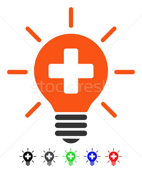 Medical Lamp Flat Icon Stock photo © ahasoft